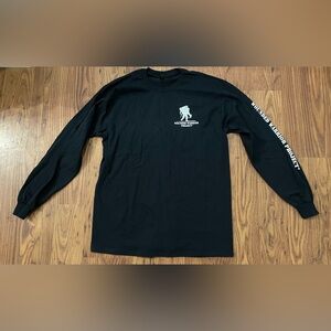 Gildan Black Long Sleeve Men's Tee size Large